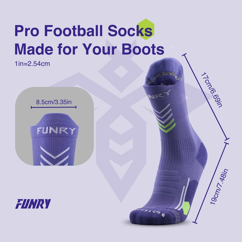 FUNRY Store BOOTSmate Grip Socks Soccer,Ultra Non-Slip,Breathable Soccer Socks for Runing & Basketball, Unisex Fit for Men & Women - Image 2